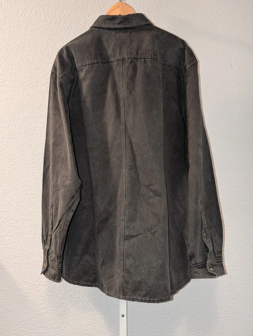 RedHead Ranch Willowbrook Heavyweight Canvas Shirt Jacket - Charcoal Gray 2XLT